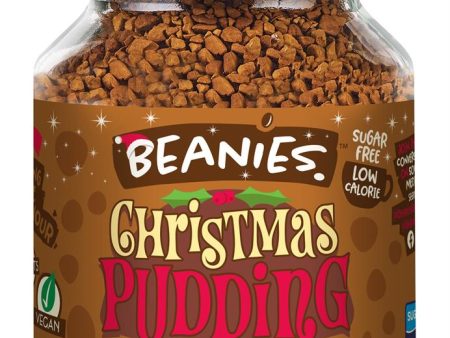 Beanies Coffee Christmas Pudding Flavour Instant Coffee 50g Hot on Sale