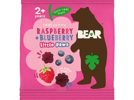 BEAR Paws Raspberry & Blueberry 20g Discount