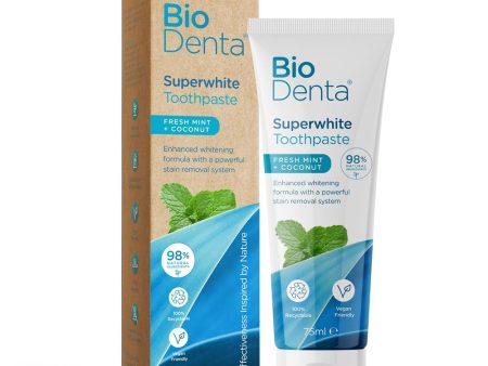 BioDenta Superwhite Toothpaste 75ml Online now