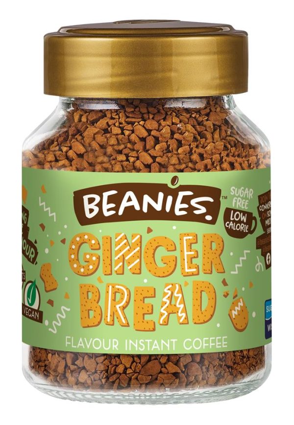 Beanies Coffee Beanies Gingerbread Flavour Instant Coffee 50g For Cheap