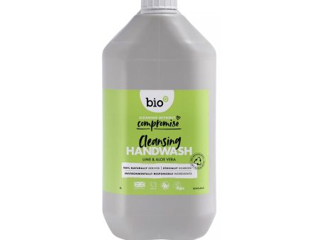 Bio-D Lime & Aloe Vera Sanitising Hand Wash 5000ml Supply