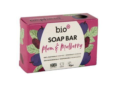 Bio-D Plum and Mulberry Boxed Soap Bar 90g For Cheap