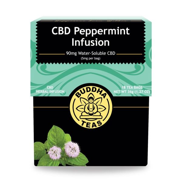 Buddha Teas CBD Peppermint Infusion 18 tea bags Online