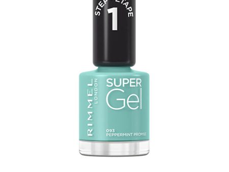 Rimmel London Super Gel Nail Polish #093-peppermint Promise 12ml For Discount