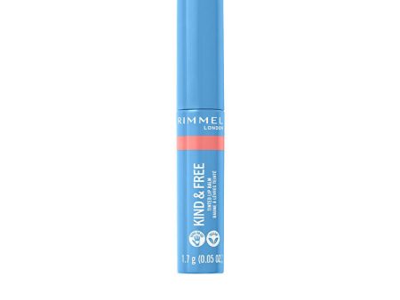 Rimmel London Kind & Free Tinted Lip Balm #004-hibiscus Blaze 1.7g Fashion