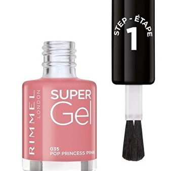 Rimmel London Super Gel Nail Polish # 315 Pop Princess Pink Woman 12ml For Sale