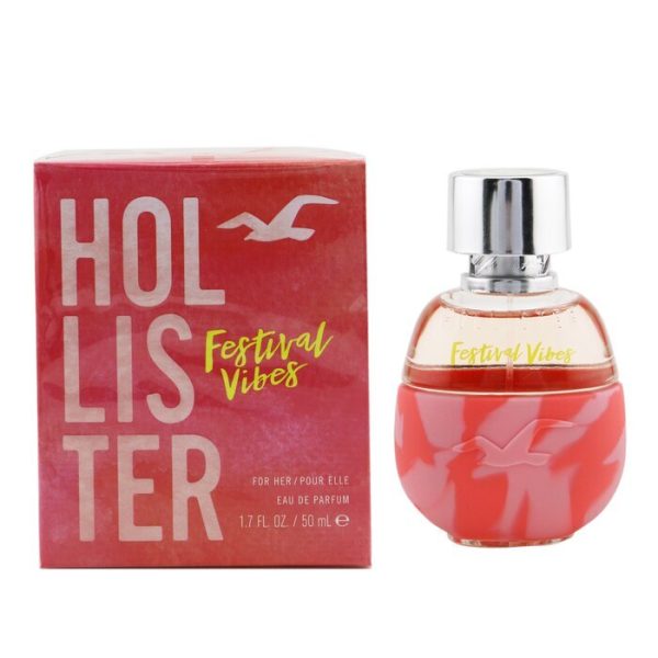 Hollister Festival Vibes Eau De Parfum Spray 50ml 1.7oz For Cheap