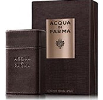 Acqua Di Parma Brown Leather Travel Case (empty) Online now