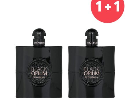 Yves Saint Laurent 【1+1 Set】Black Opium Le Parfum  90ml 3oz x2 For Sale