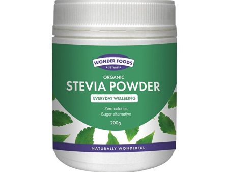 Wonder Foods Organic Stevia Powder 200g Discount