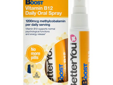 BetterYou Boost Vitamin B12 Oral Spray by BetterYou for Unisex - 0.85 oz Spray Supply