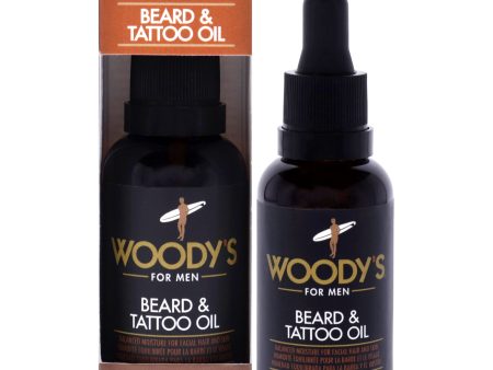 Woodys Beard and Tattoo Oil by Woodys for Men - 1 oz Oil Online now