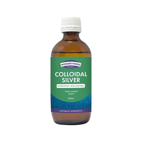 Wonder Foods Colloidal Silver 50ppm 200ml Online now