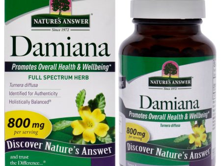 Natures Answer Damiana - 800mg by Natures Answer for Women - 90 Count Capsules Hot on Sale