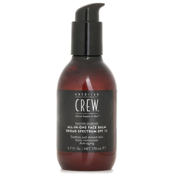 American Crew Shaving Skincare All In One Face Balm SPF 15  170ml 5.7oz Fashion