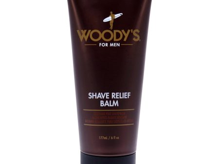 Woodys Shave Relief Balm by Woodys for Men - 6 oz Balm Supply