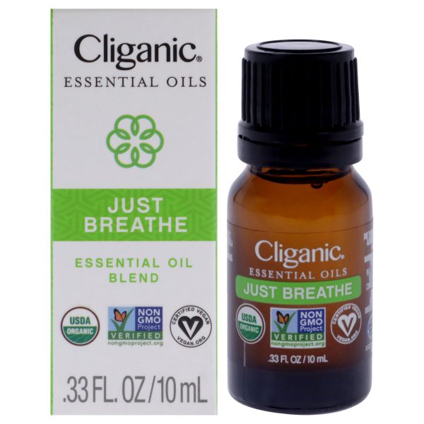 Cliganic Organic Blend - Just Breathe by Cliganic for Unisex - 0.33 oz Oil Sale