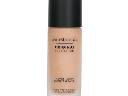 BareMinerals Original Pure Serum Radiant Natural Liquid Foundation Mineral SPF 20 - # Light Cool 2  30ml 1oz Sale