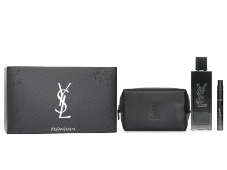 Yves Saint Laurent Myslf Est Eau De Parfum Coffet: Myslf Est Eau De Parfum Spray 100ml + Myslf Est Eau De Parfum Spray 10ml + Pouch  2pcs+1pouch Hot on Sale