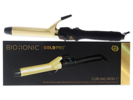 Bio Ionic Gold Pro Curling Iron by Bio Ionic for Women - 1 Inch Curling Iron Cheap