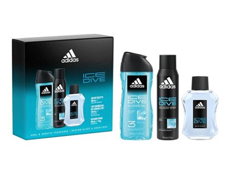 Adidas 3pc Set - Eau De Toilette & Shower Gel 250ml & Deo 150ml 100ml Fashion