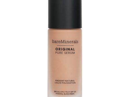 BareMinerals Original Pure Serum Radiant Natural Liquid Foundation Mineral SPF 20 - # Medium Cool 3.5  30ml 1oz Online now