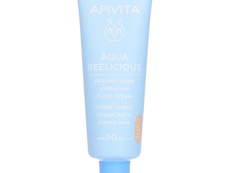 Apivita Aqua Beelicious Healthy Glow Hydrating Fluid Cream Tinted SPF 30  40ml For Cheap