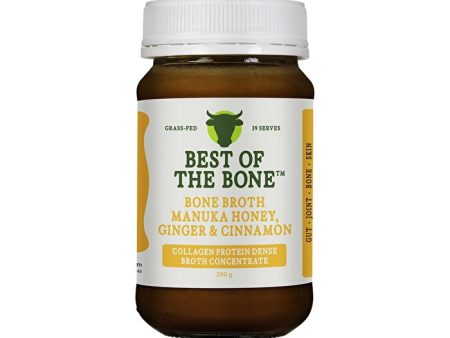 Best Of The Bone Best of the Bone Bone Broth Beef Concentrate Manuka Honey, Ginger & Cinnamon 390g Online