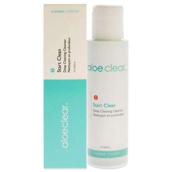 Aloette Aloeclear Start Clean Deep Cleaning Cleanser by Aloette for Unisex - 3 oz Cleanser Sale