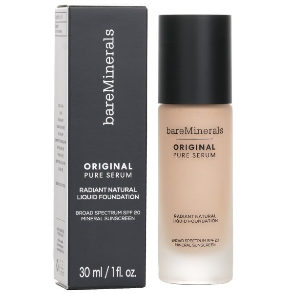 BareMinerals Original Pure Serum Radiant Natural Liquid Foundation Mineral SPF 20 - # Fair Neutral 1.5  30ml 1oz Cheap