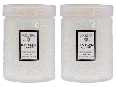 Voluspa Sparkling Cuvee - Small Kit by Voluspa for Unisex - 2 x 5.5 oz Candle Online Hot Sale