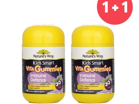 NATURE S WAY ?Buy 1 Get 1?Kids Smart Vita Gummies Immune Defence 60 Pastilles (Add ONE to Cart and get TWO)  2pcs For Cheap