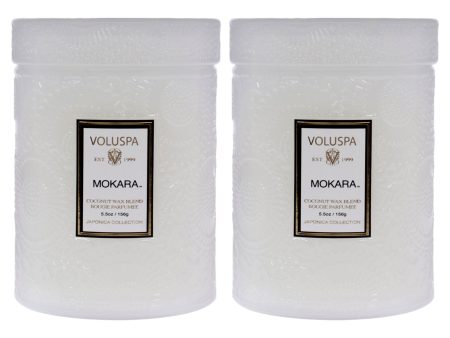 Voluspa Mokara - Small by Voluspa for Unisex - 5.5 oz Candle - Pack of 2 Online now