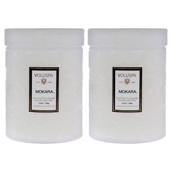 Voluspa Mokara - Small by Voluspa for Unisex - 5.5 oz Candle - Pack of 2 Online now