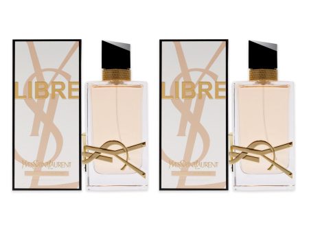 Yves Saint Laurent Libre by Yves Saint Laurent for Women - 1.6 oz EDT Spray - Pack of 2 Online now