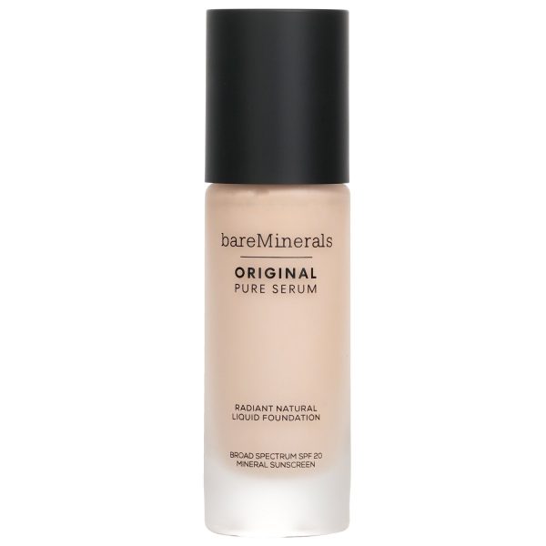 BareMinerals Original Pure Serum Radiant Natural Liquid Foundation Mineral SPF 20 - # Fair Neutral 1.5  30ml 1oz Cheap