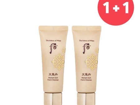 Whoo (The History Of Whoo) ?Buy 1 Get 1?Cheongidan Radiant Soft Foam Cleanser (Add ONE to Cart and get TWO)  35ml Hot on Sale