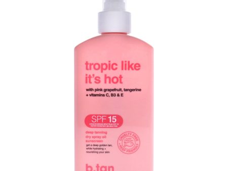 B.Tan Tropic Like Its Hot SPF 15 by B.Tan for Unisex - 8 oz Sunscreen Online