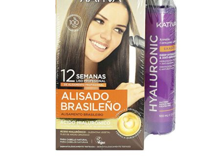 Kativa Professional Hyaluronic Brazilian Straightening Case 7 Pcs Fashion