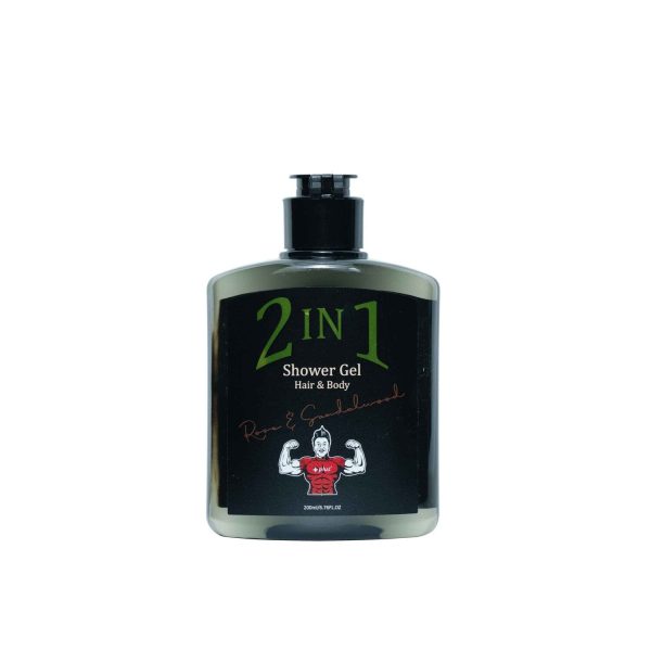 + Plus 2 in 1 Shower Gel (Hair & Body) 200ml  Fixed Size Online Hot Sale