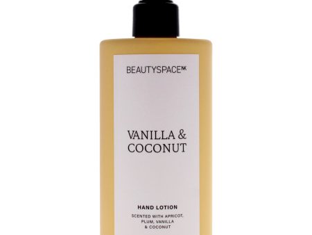 SpaceNK Beauty Space Hand Lotion - Vanilla and Coconut by SpaceNK for Unisex - 11.8 oz Hand Lotion Online now