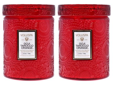 Voluspa Goji Tarocco Orange - Small by Voluspa for Unisex - 5.5 oz Candle - Pack of 2 Supply