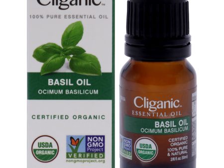 Cliganic Organic Basil by Cliganic for Unisex - 0.33 oz Oil Online Hot Sale