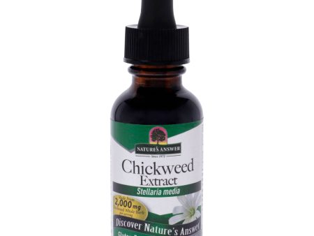 Natures Answer Chickweed Extract AF - 2000mg by Natures Answer for Unisex - 1 oz Dietary Supplement Online Sale