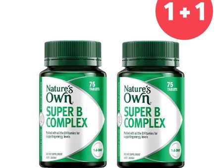 Nature s Own ?Buy 1 Get 1?Super B Complex 75 capsules (Add ONE to Cart and get TWO)  2pcs Fashion