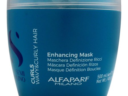 Alfaparf Milano Semi Di Lino Curls Enhancing Mask by Alfaparf Milano for Unisex - 16.9 oz Masque Supply