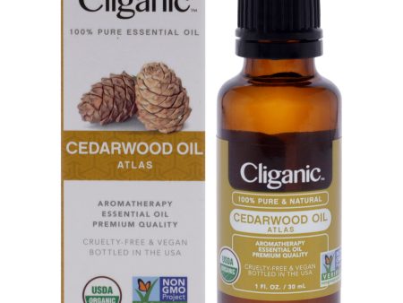 Cliganic Organic Cedarwood by Cliganic for Unisex - 1 oz Oil Discount