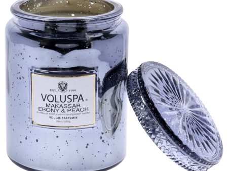 Voluspa Makassar Ebony and Peach - Large by Voluspa for Unisex - 18 oz Candle Discount