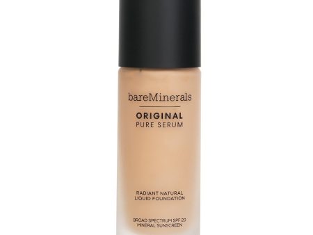 BareMinerals Original Pure Serum Radiant Natural Liquid Foundation Mineral SPF 20 - # Light Neutral 2.5  30ml 1oz For Cheap