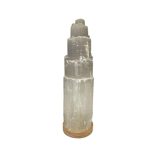 Alternative Distribution Selenite Lamp Mountain with LED Base 30cm For Cheap